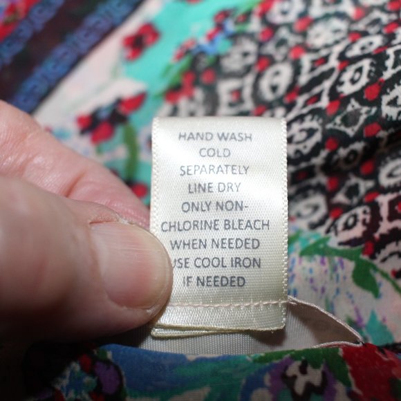 Band of Gypsies Short Kimono Red/Green/Blue Size S/M - Picture 9 of 9